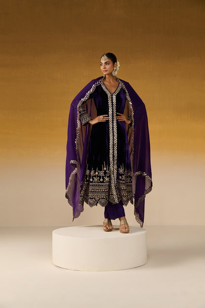 Velvet Fabric Embroidered